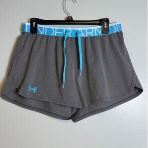 UNDER ARMOUR Gray Athletic Shorts. Athleisure/Workout. Size M